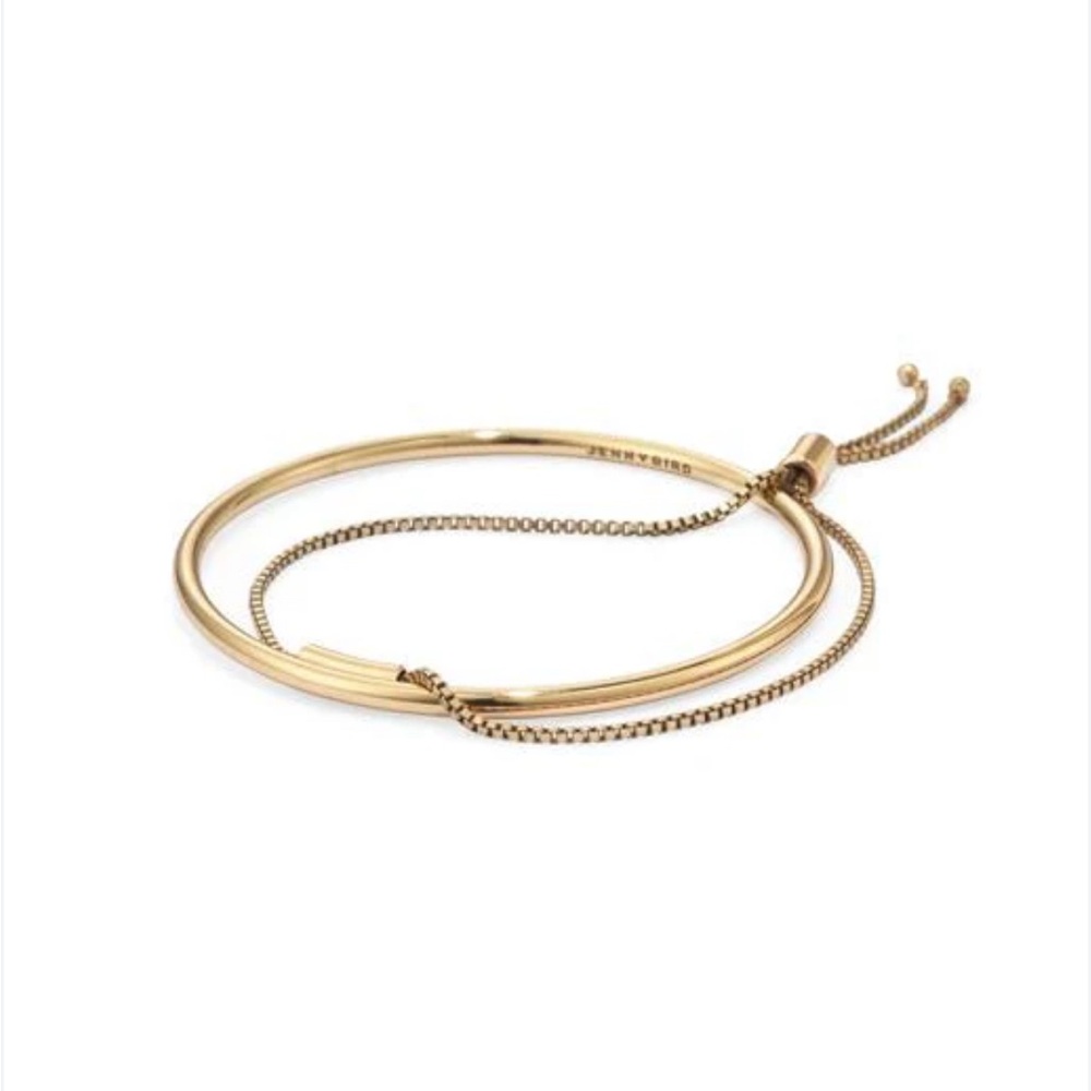 Jenny Bird “Sadie” Gold Bangle with Toggle